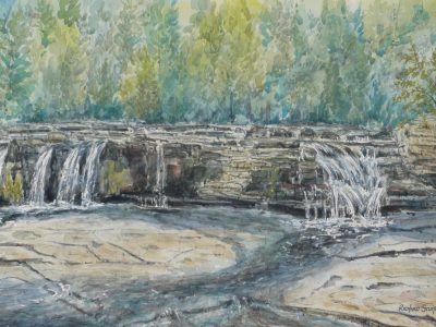 Ayesgarth Falls Art by Richard Stuttle